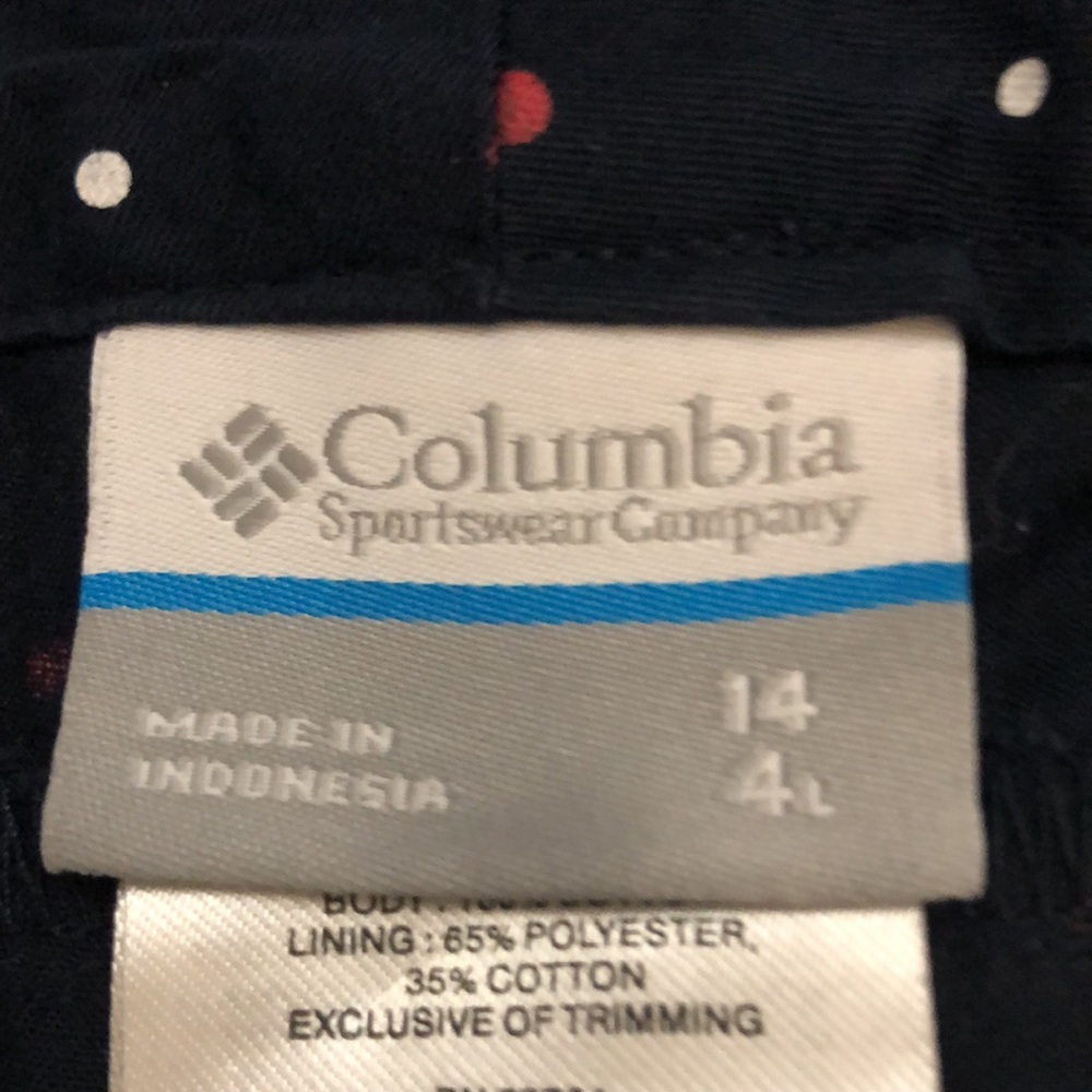 Columbia blue women’s short Sz 14 - Picture 7 of 7